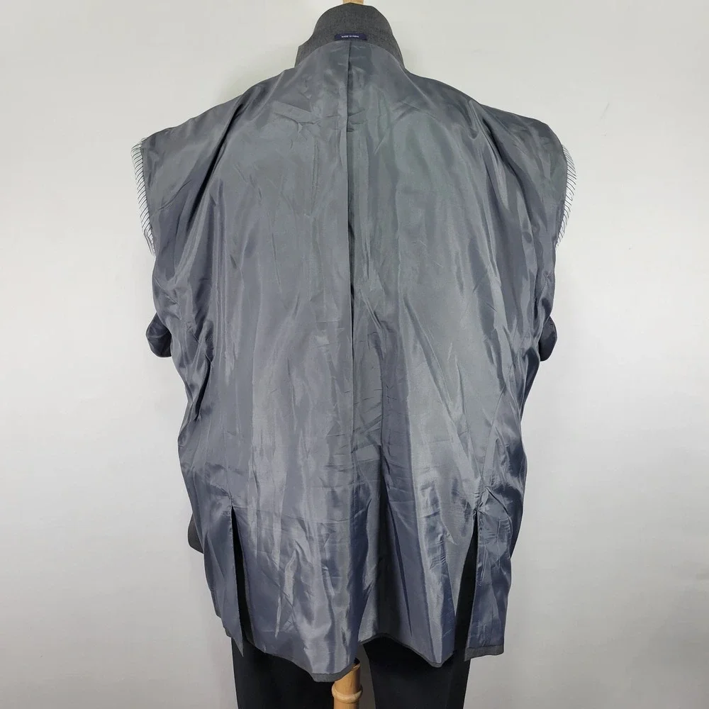 Stafford Men's Travel Suit Separate Sport Coat Two Button Gray‎ Wool Blend 54R